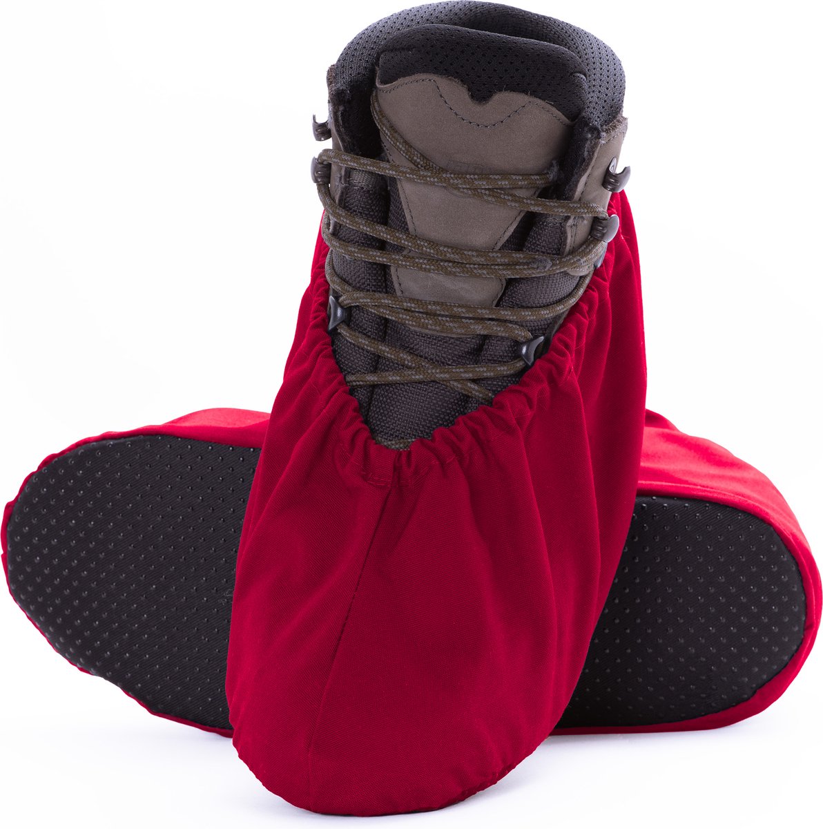 Nesto's® Herbruikbare Overschoenen - Wasbaar - Anti Slip - Schoenovertrek - Schoenhoesjes - Herbruikbaar - Nylon - Maat 36-42 - Rood