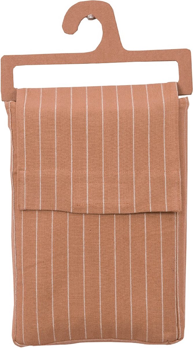 Pinstripe Tafelkleed Textiel cafe bruin 140x300cm