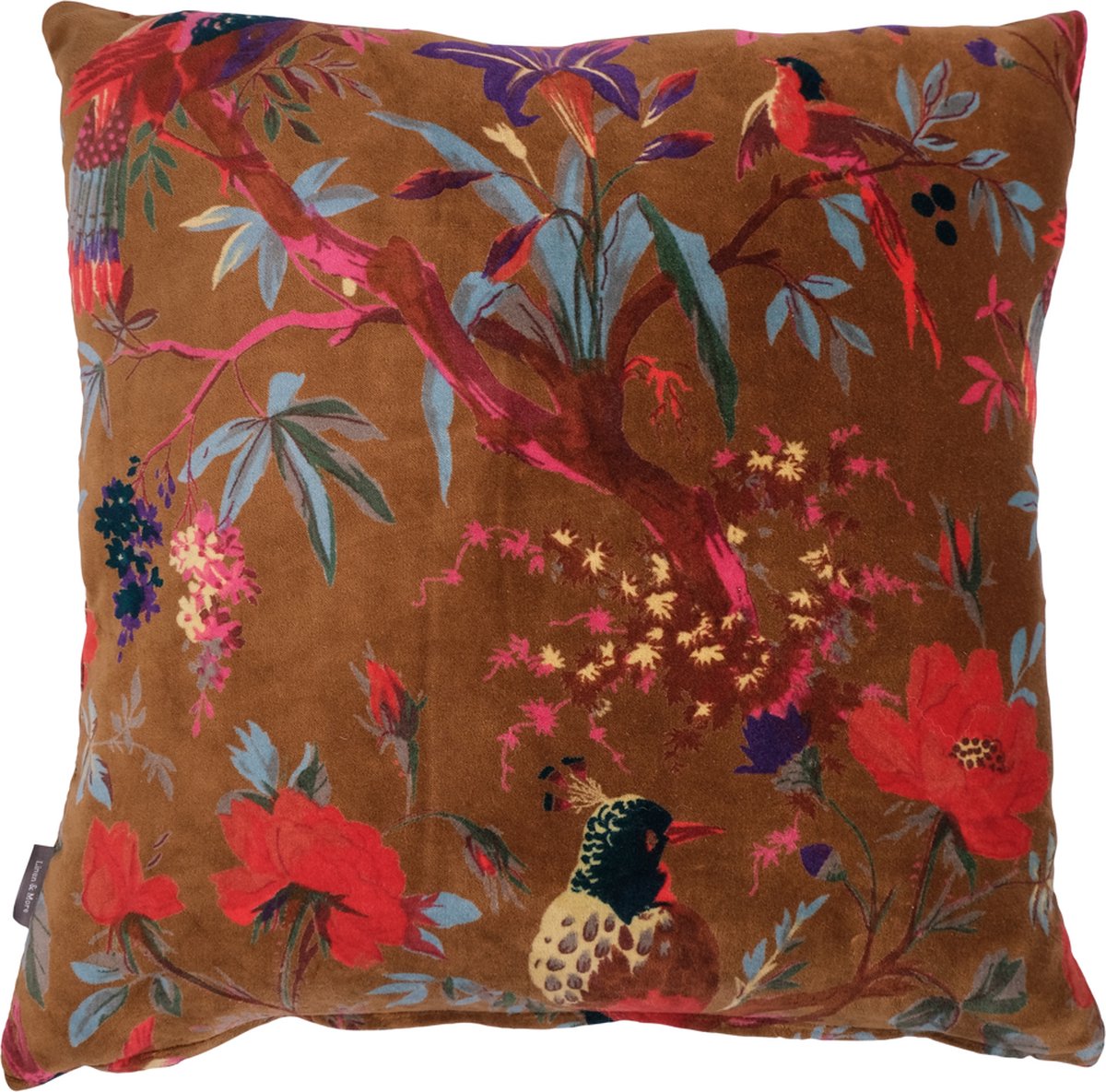 Paradise kussen brons 45x45cm