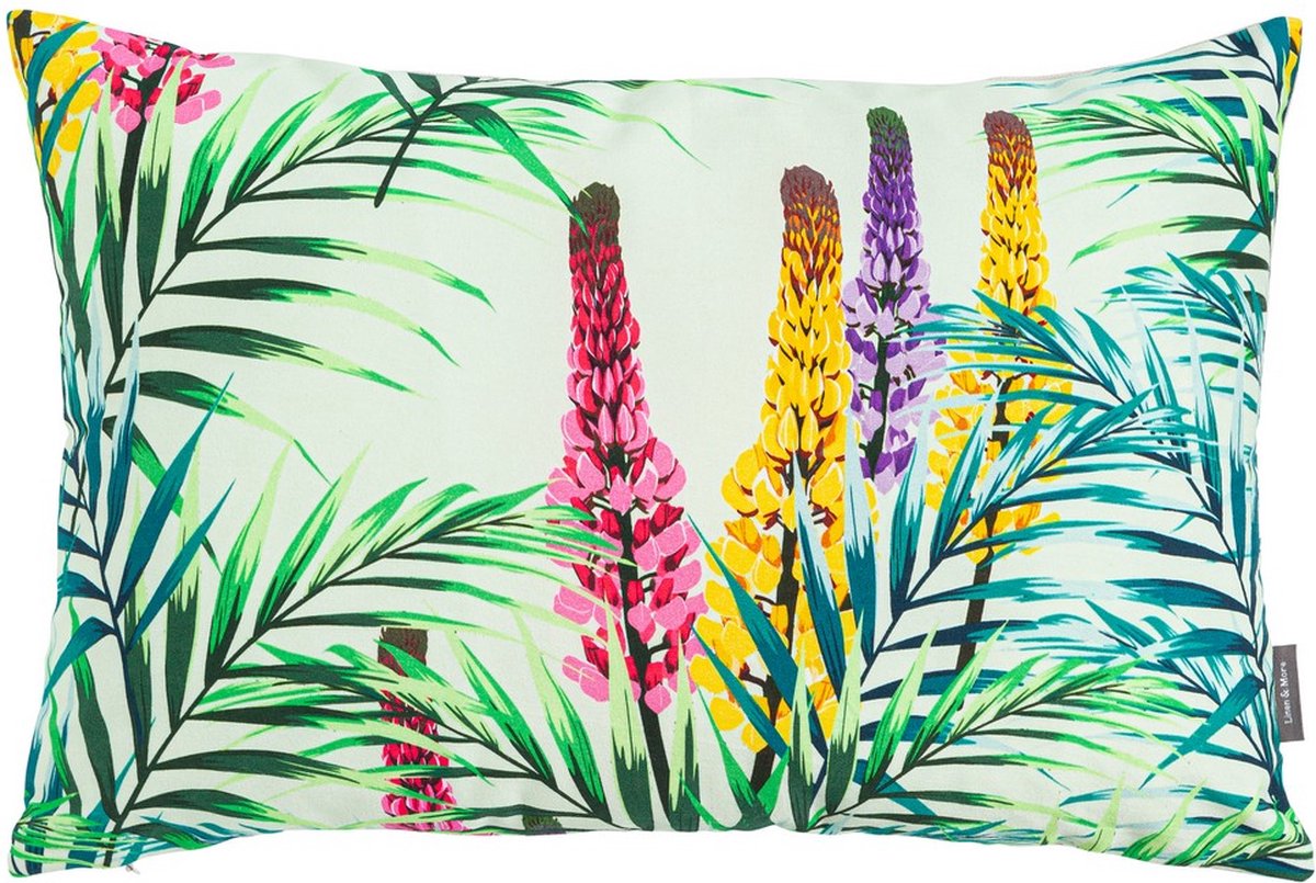 Linen & More Lupine Licht Groen Kussen -30 X 50