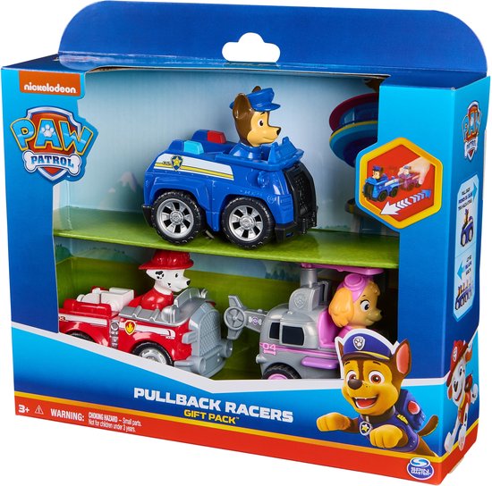 Series 7 Rescue Racers Numbers PAW Patrol Rescue Racers - set van 3-speelgoedauto's met ...