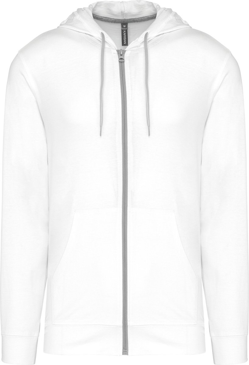 Kariban Hooded vestje van licht katoen K438 - White - XS