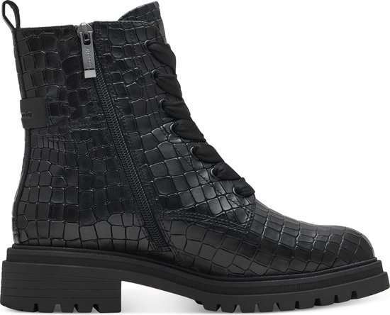 Tamaris Core Dames Laarzen BLACK CROCO Maat 37 bol