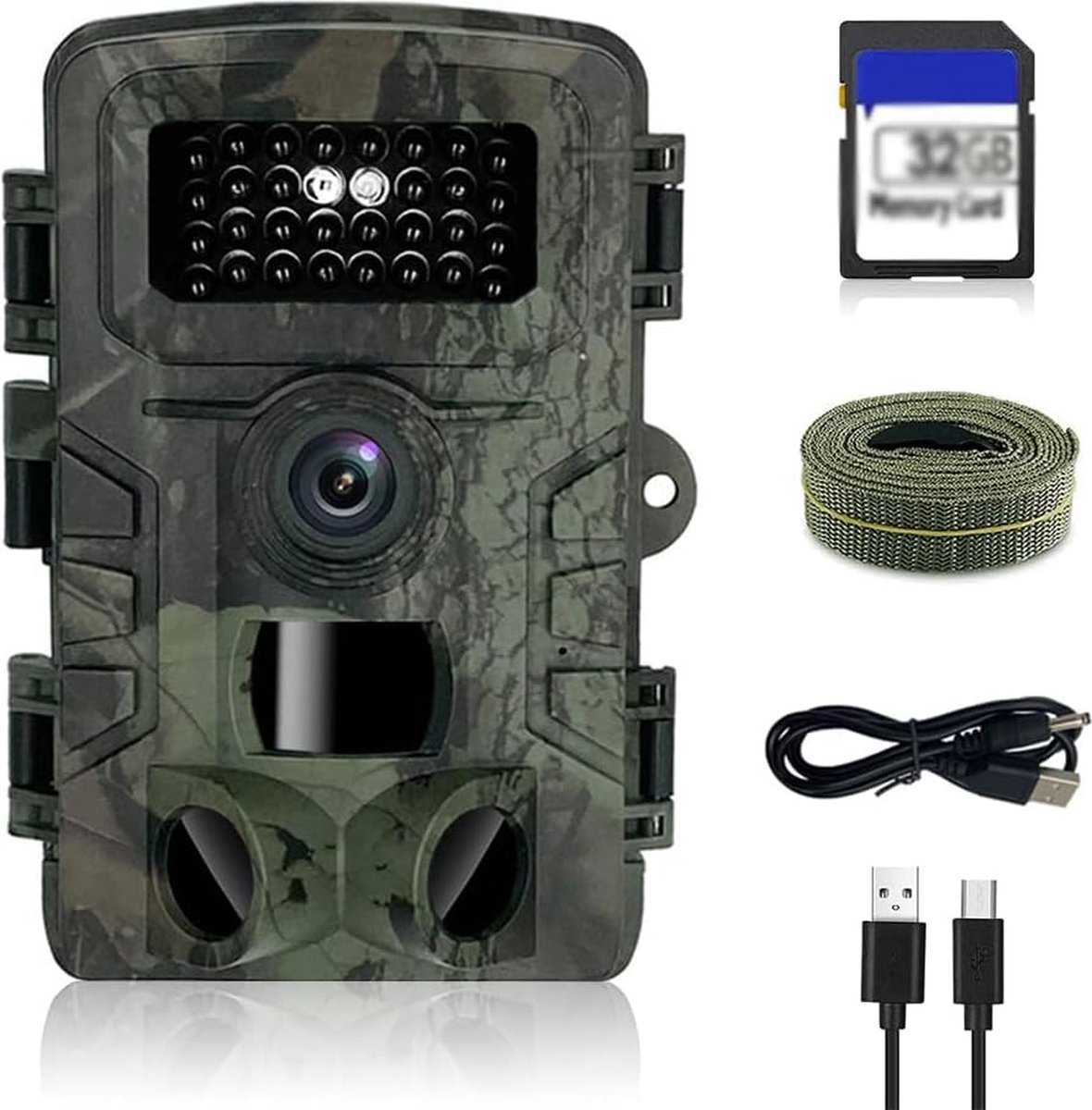 Wildcamera - Wildcamera voor Buiten - Wildcamera met Nachtzicht - Wild Camera - Buitencamera met Nachtzicht