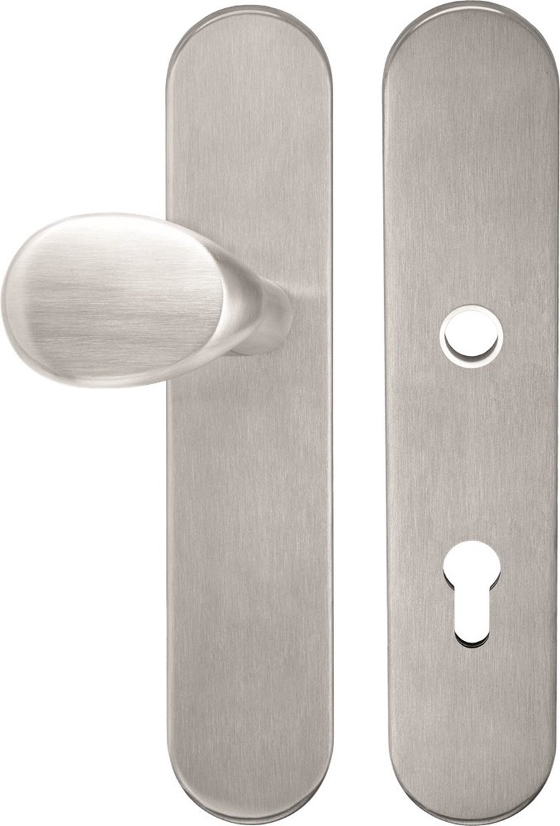 Knop BL/Kruk PC92 Langschild zonder Kruk RVS SKG*** - 1220734