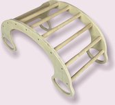 Rocket chair - duurzaam speelgoed - klimmen - schommelstoel blanco - klimframe - balanceerbord - Pikler boog