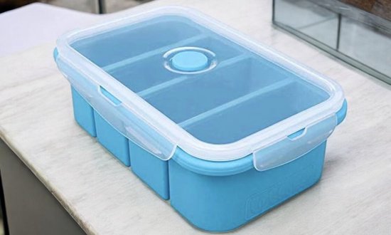 Moule A Soupe Webake Boîte De Congélation En Siliconen Avec Couvercle, Récipient Alimentaire,... | Bol Moule Soupe Congélateur