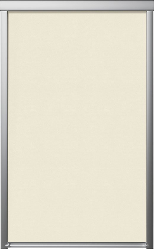 Store enrouleur occultant facile à fixer, conçu pour VELUX M04, Beige - Installation rapide, aucun perçage requis