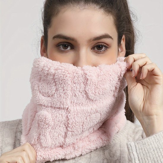 Bovista Cache-cou - Homme - Femme - Polaire - Moto - Bandana - Masque - Snood - Hiver - Écharpe - Rembourré - Violet