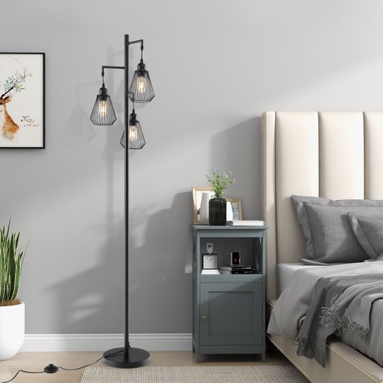 Luxe Lampes Sur Pied De Mezzanine Nordiques Chambre à Coucher Salon Invité Debout Lampe De Table Dcor Lampadaires Luminaires Htel Vente