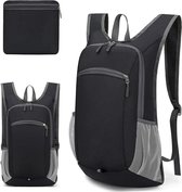Bol.com Opvouwbare 18L Lichtgewicht Wandelen Rugzak - Waterbestendig Oxford Doek - Mannen Vrouwen Outdoor Sport Reizen - Zwart aanbieding