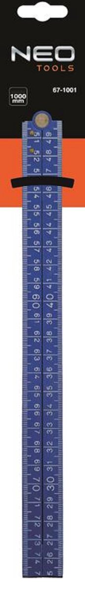 NEO Duimstok 1m BLAUW