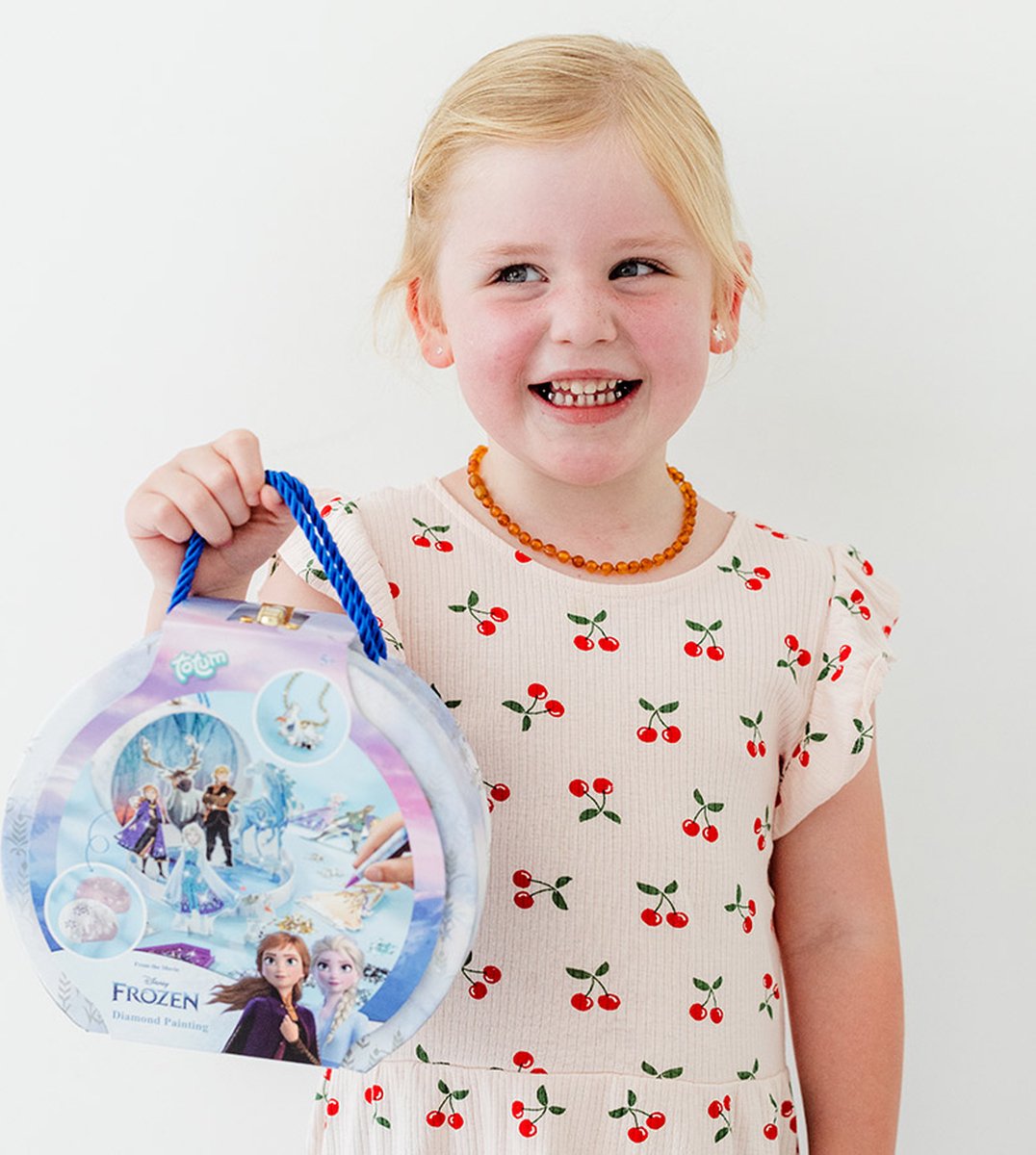 Disney Frozen Totum knutselkoffertje Anna en Elsa glitterfiguren maken - diamond painting knutselen speelgoed meisjes cadeau tip winter wonderland — afbeelding 7