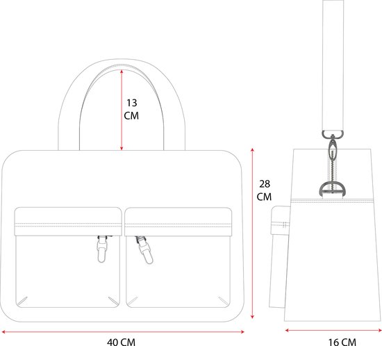 Kidzroom Care Vienna Gracious Luiertas - Beige - Verschoonmatje - Verstelbare schouderband - Ophanglussen kinderwagen van Kidzroom — afbeelding 3