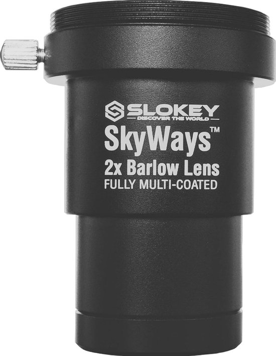 Foto: Achromatische 2x barlow lens pro slokey skyways superieure optische kwaliteit met fmc en anti reflecterend behandelde lens voor een scherp helder helder beeld superlicht compact en duurzaam 1 25 