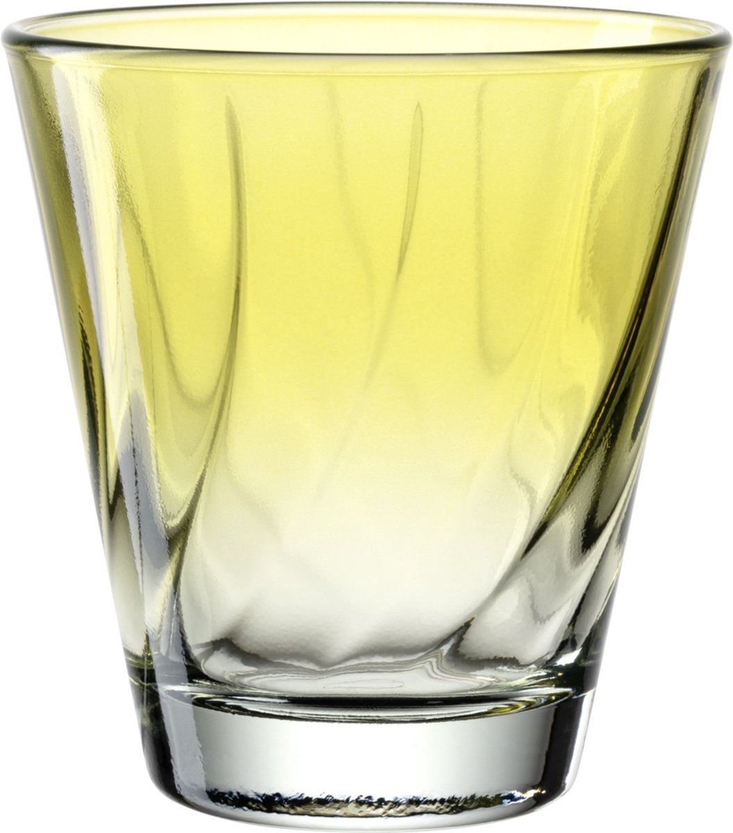 Leonardo Drinkglas 215ml geel TWIST - set/4