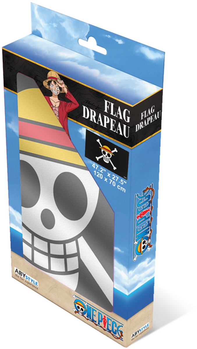 ABYstyle - One Piece - Flag Skull - Luffy (50x60 ABYstyle - One Piece - Flag Skull - Luffy (50x60