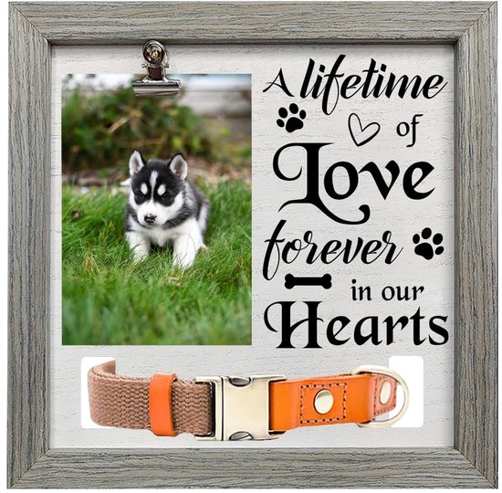 Huisdier Memorial Gifts - Dog Memorial Gifts Kandelaars voor verlies van huisdieren, sympathie voor huisdieren geschenken, bereavement houten kaarshouders ter nagedachtenis aan hond overleden