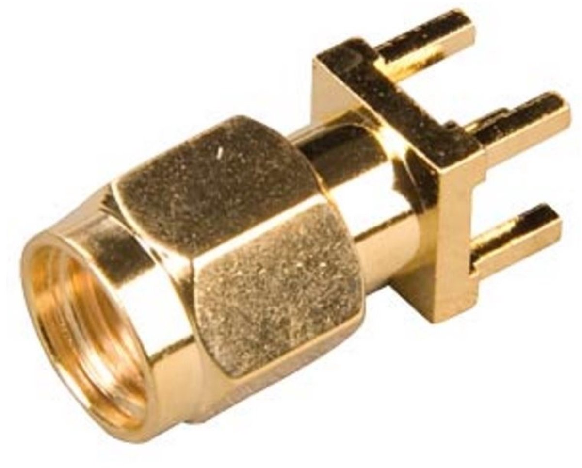 RP-SMA (m) connector voor chassis montage
