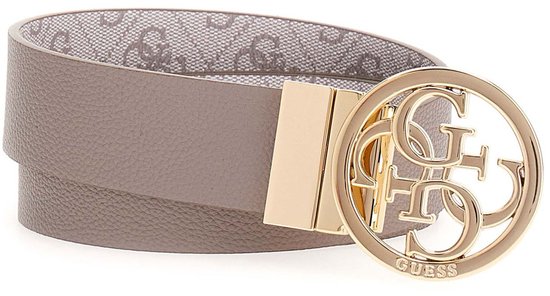 GUESS ceinture Noelle Nolana Belt W95 Dark Taupe Logo