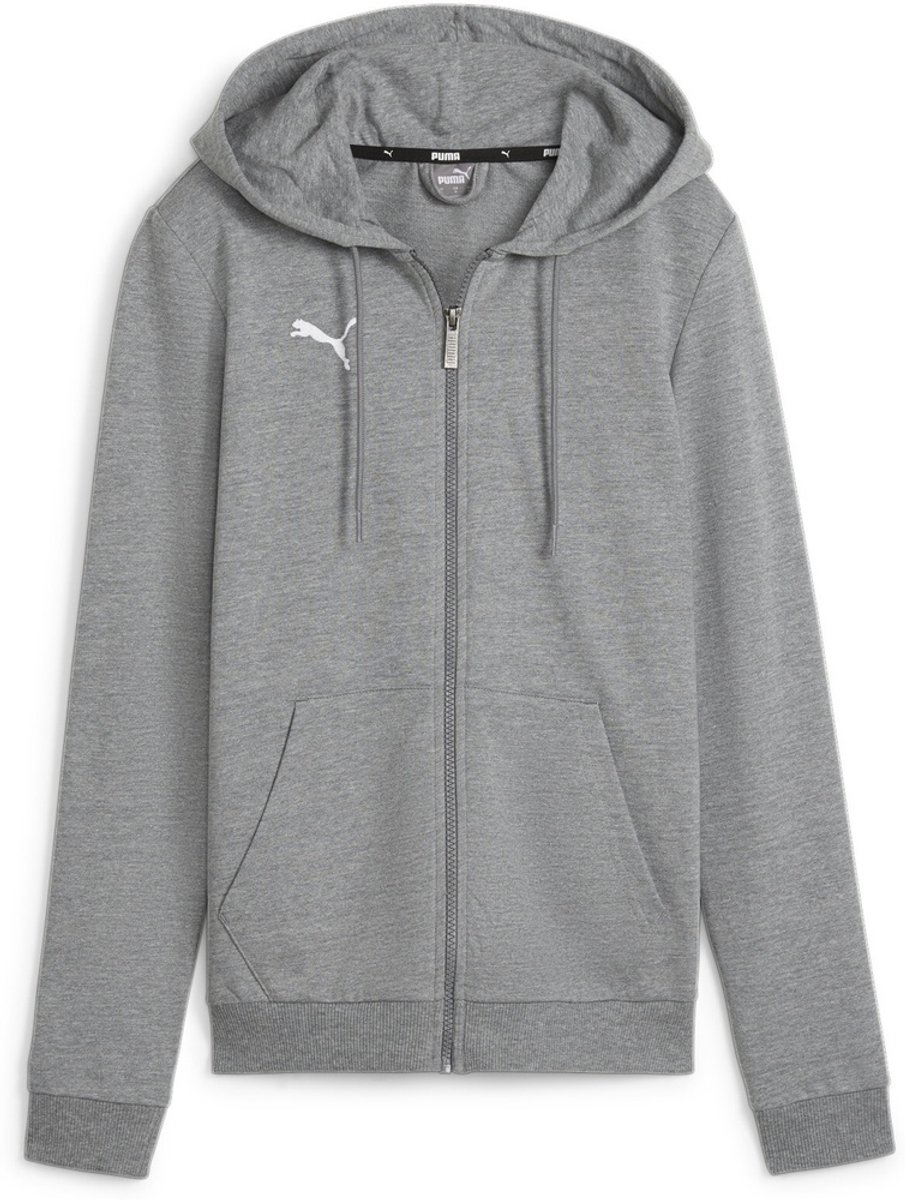 Puma Damen Hoodie TeamGoal CasuaLongsleeve Hooded Jacket Wmn 658597 Medium Heather-Puma -M Grijs
