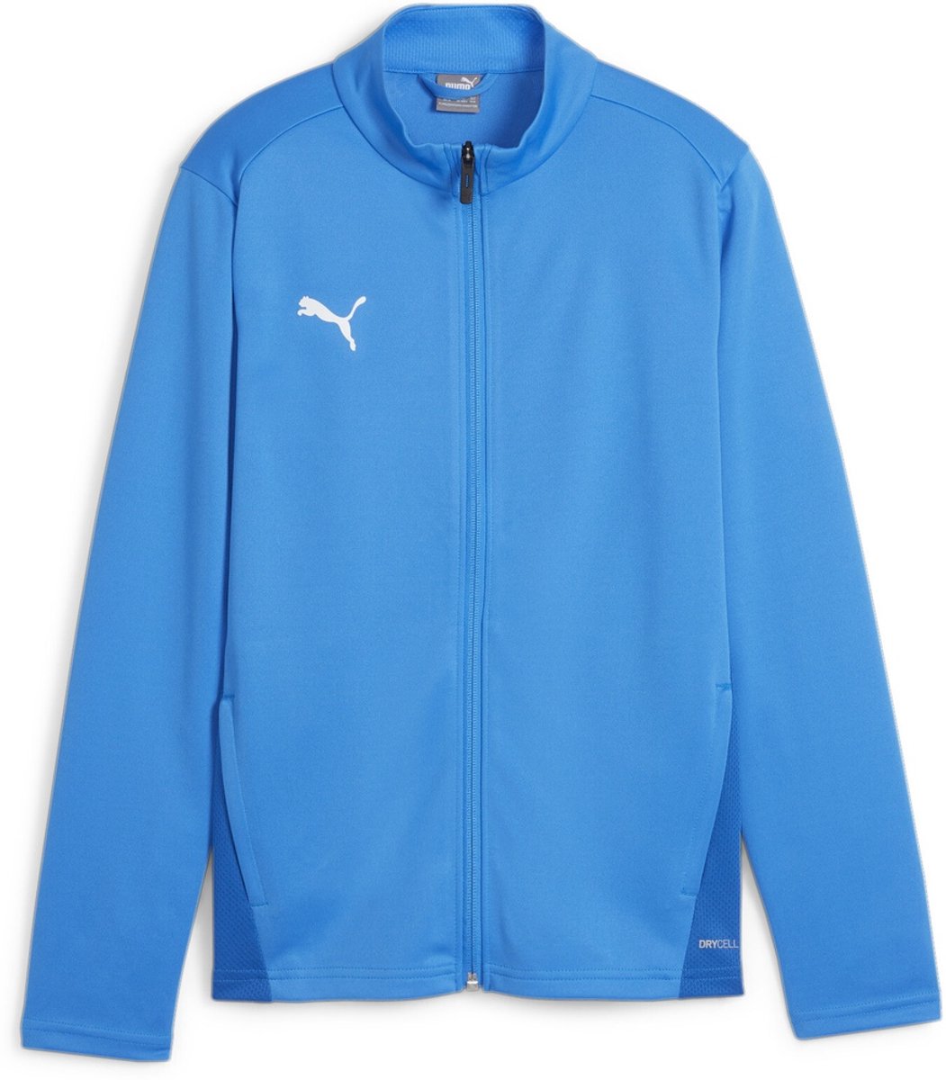 Puma Kinder Trainingsjacke TeamGoal Training Jacket Jr 658634 Electric Lemonade-Puma -Puma Team Royal Blauw