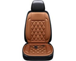 Autostoel Verwarmingskussen - Premium Stoelverwarming - 3 Warmtestanden - Autostoel Verwarming - Warmtekussen Auto - Elektrisch Verwarmd Kussen - Elektrische Stoelverwarming - Autostoel Kussen - Autostoelverwarmer