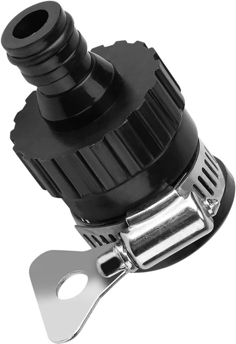 Allecto plus - Flexibele waterkraanaansluiting voor tuinslang, snelkoppeling adapter voor auto wassen, gazon en tuin - Snelle verbinding mondstuk met universele aansluiting