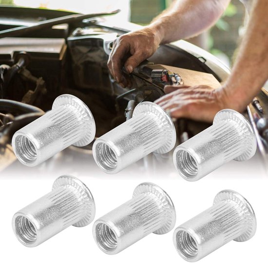 QUARKZMAN 150 stuks klinkmoeren met platte kop, #6 32#8 32#10 24#10 32