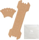 Nuvance Neusstrips 100 Stuks - Neuspleisters - Bruin - Anti Snurk Pleisters - Neusspreider - Snurken - Betere Ademhaling