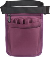 Heuptas voor verpleegkundigen,opbergtas voor verpleegkundigen,heuptas voor de detailhandel,opbergtas voor op het werk,met verstelbare riem,multifunctionele heuptas (Zwart