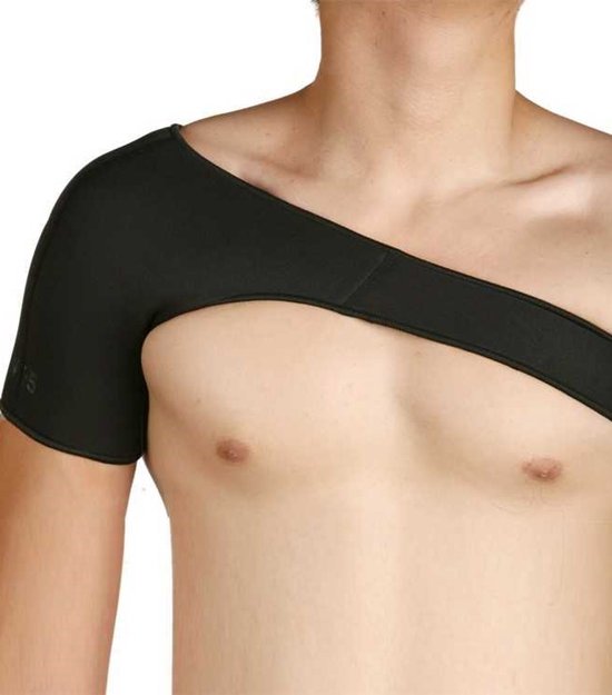 Medidu Schouderbrace - Lichtgewicht Schouderbrace - Schouder Corrector - Schouder Houding Correctie - Stabiliteit & Steun - Schouder Ondersteuning - Zwart - S