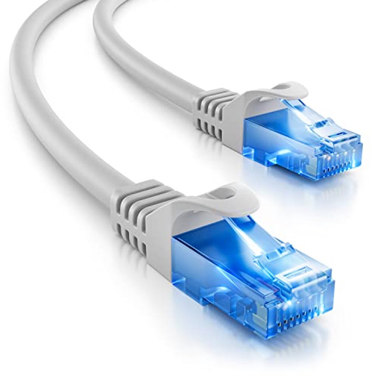 Image of 3,0m CAT.6 Ethernet Gigabit LAN Netwerkkabel RJ45 - Grijs