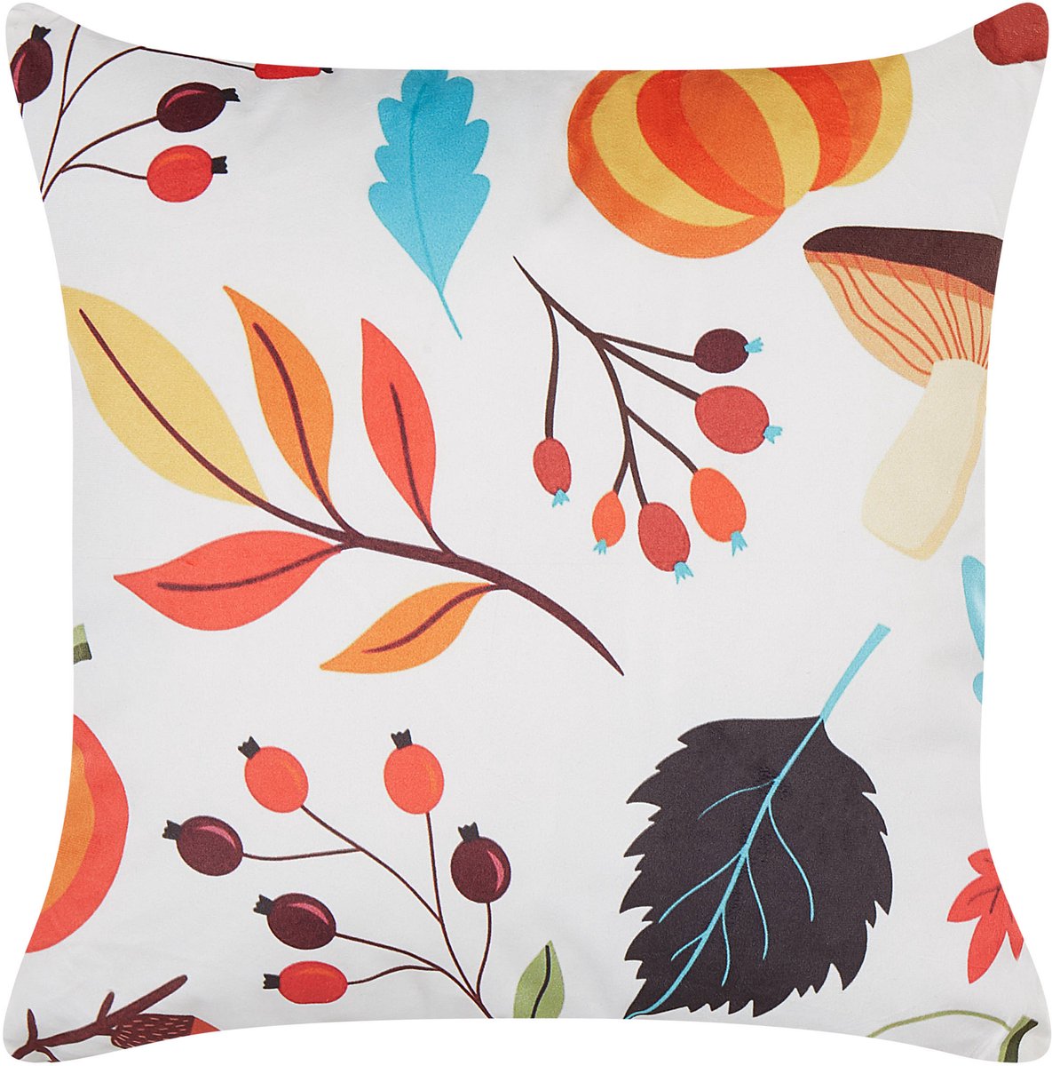 Beliani VISCARIA - Sierkussen - Multicolor - 45 x 45 cm - Fluweel Meerkleurig