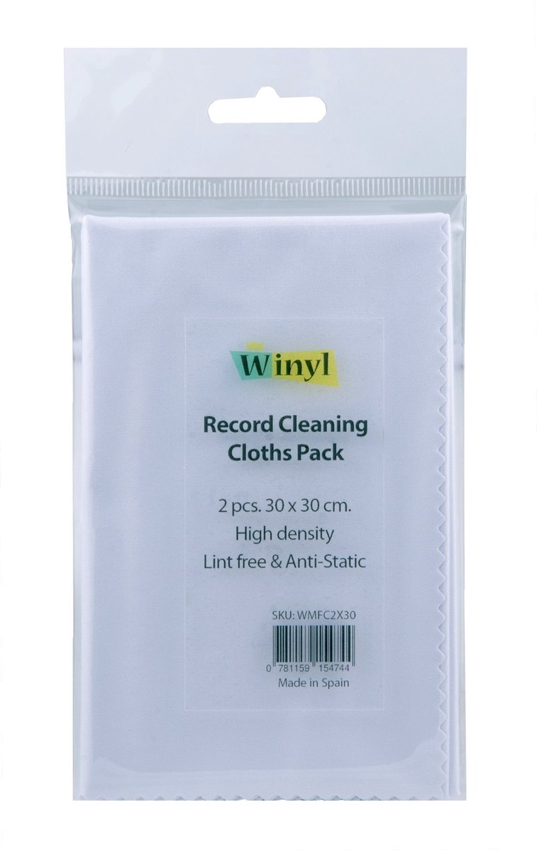 Winyl | Record Poetsdoeken Pack | 2 Stuks 30 cm x 30 cm