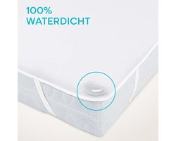 Gecertificeerde Waterdichte Matrasbeschermer 90x200 van Twinzen - Alese 90x200 cm van ademend katoen met 4 Elastische Hoeken