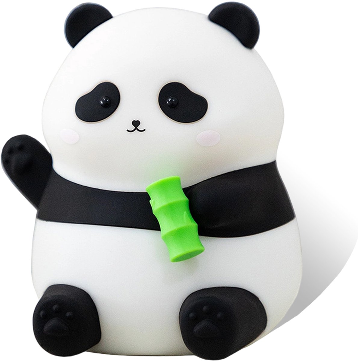 QTTVBTNA - Panda Nachtlamp - Zachte Siliconen Sfeerlamp - Aanraakbediening & Dimbare Slaapkamer Verlichting - Cadeau voor Kinderen (Sinterklaas, Kerst, Verjaardag) - Schattige Dieren Lamp