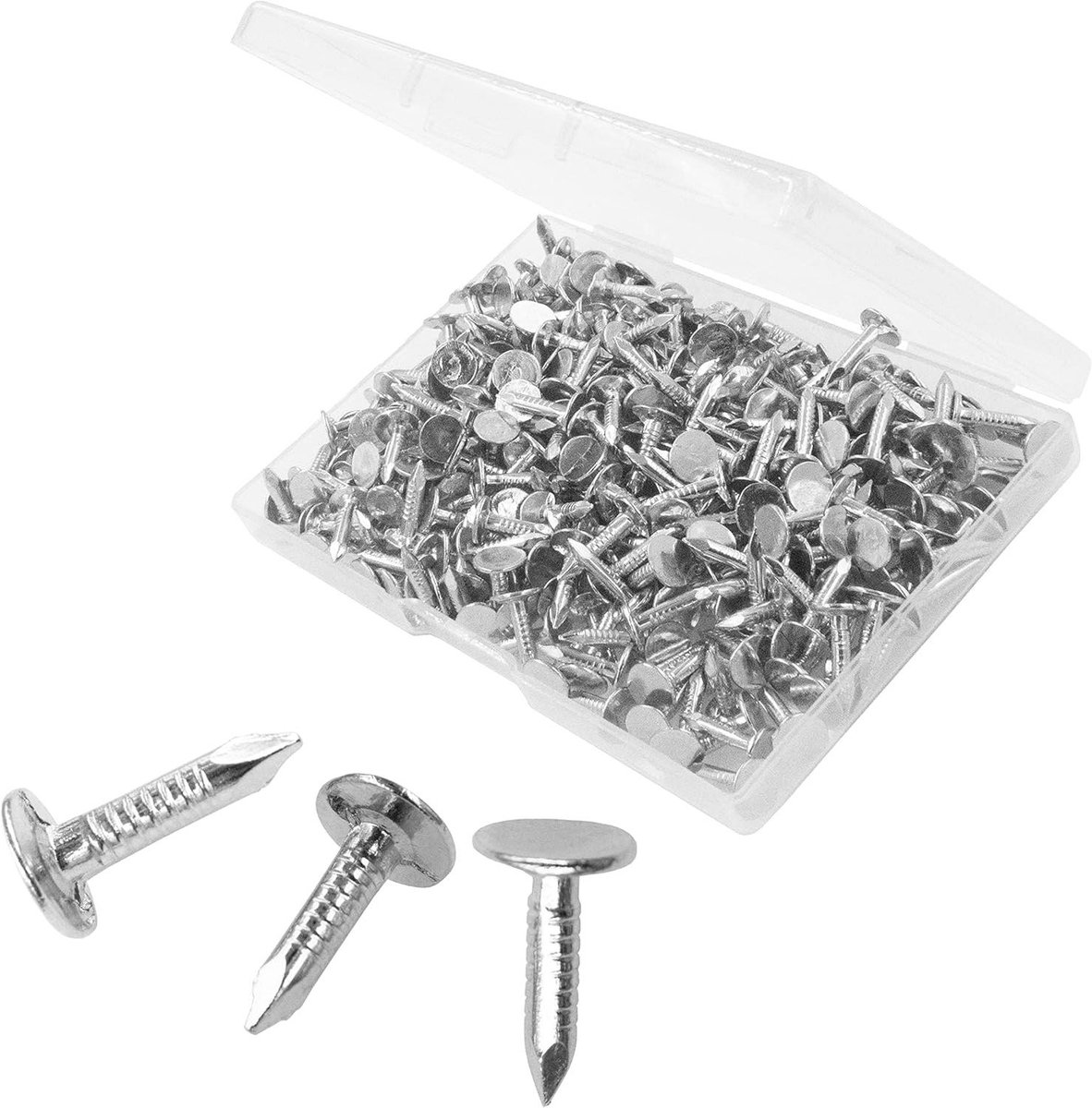 Allecto plus - Stalen dakviltstift 2,8 x 15 mm (280 stuks), verzinkte dakviltnagels, verzonken kop, dakvilt, schuurdak, leiplaten, breedkoppennen.