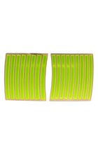 Reflecterende Fluor PVC-strips helm en fiets | Reflexfolie