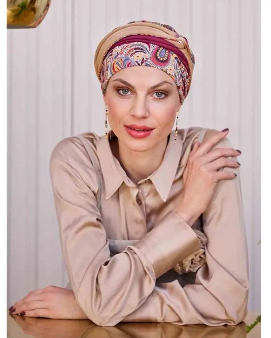 turban hocnoya - coiffe Christine - chimiothérapie - alopécie