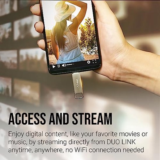 64GB DUO LINK USB 3.2 Type-C Dual Flash Drive - Externe Mobiele Opslag voor Android Apparaten en Computers - Snelheid tot 200MB/s van Merkloos — afbeelding 5