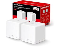 WLAN Mesh Systeem voor het Hele Huis – AC1300, 2-pack, Tot 260 m² Dekking, 2 Gigabit Poorten, Verbinding tot 100 Apparaten
