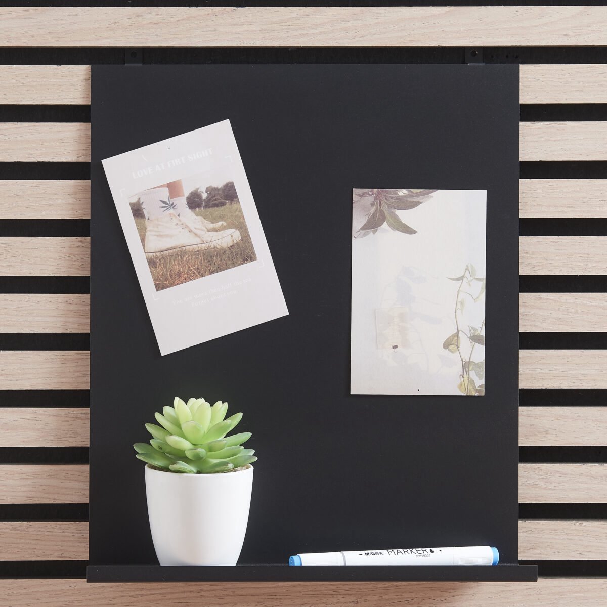 Millex magneetbord met legbord voor akoestische panelen