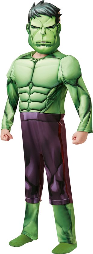 Hulk Boxset Kinderkostuum - Rubies - Maat 5-6 Jaar