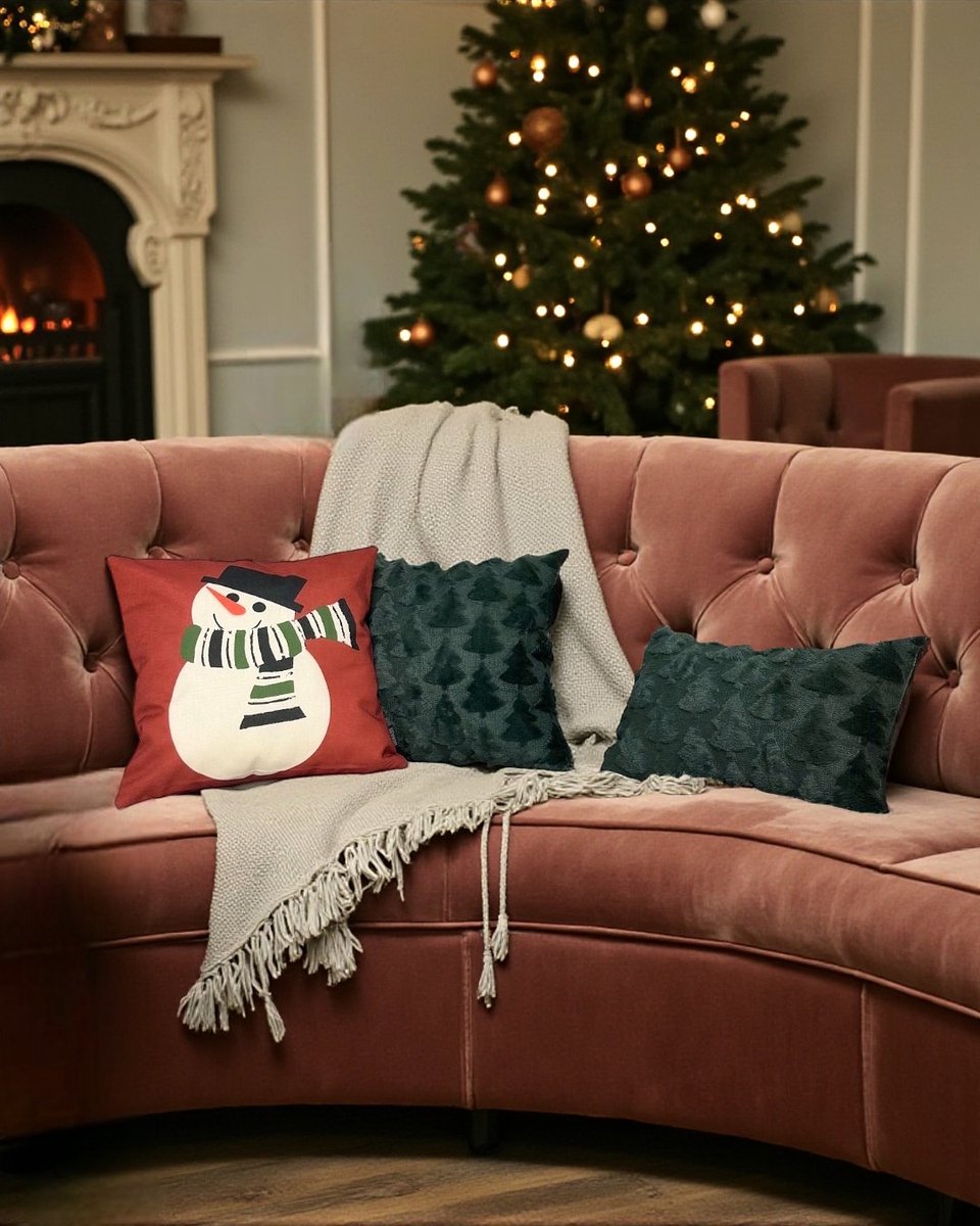 Kerst Furry XMAS Tree Groen Kussenhoes | 30 x 50 cm | Polyester – foto 3