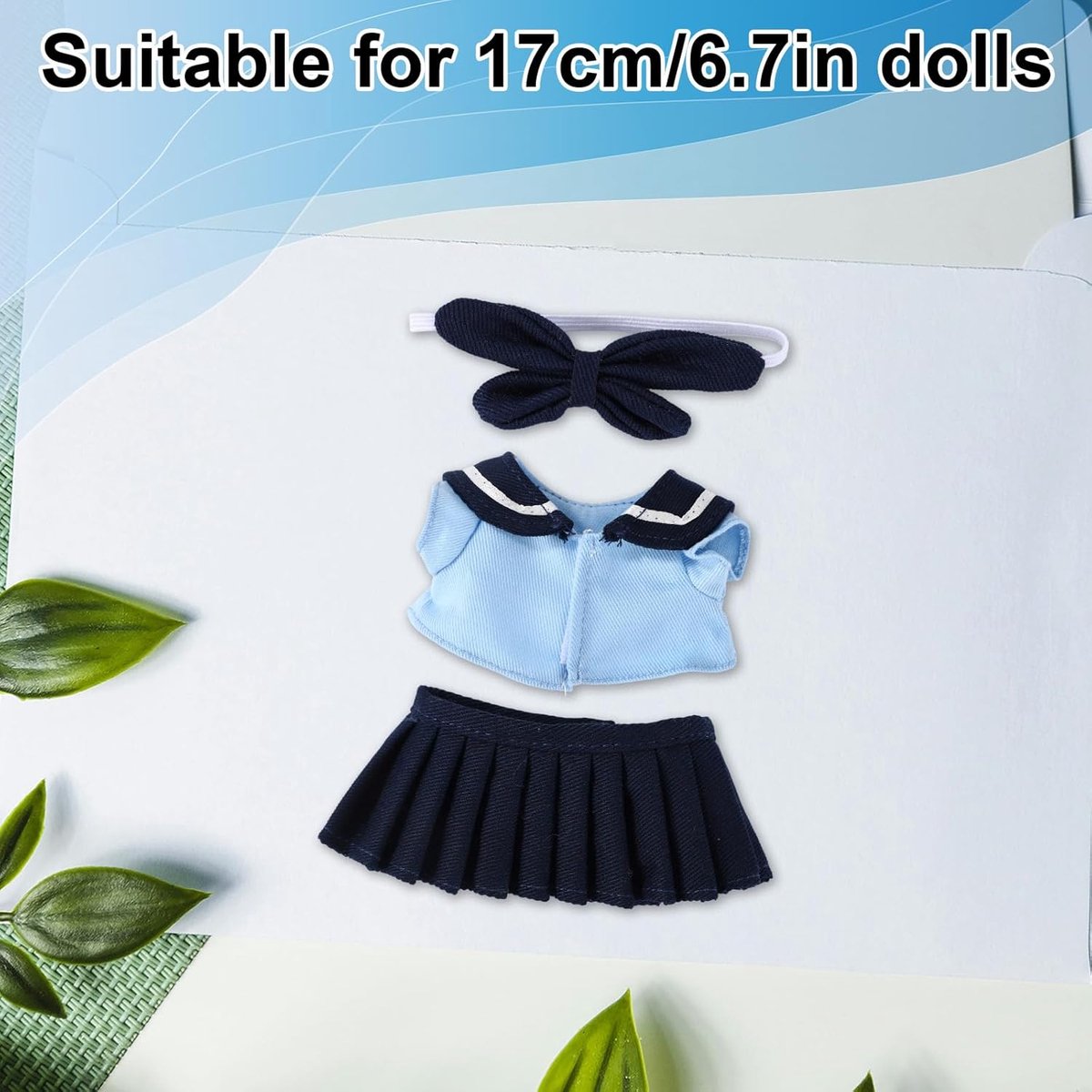 Bunblic Vêtements De Poupée 17 Cm Tenues De Poupée Douces, Cadeau Pour Filles Accessoires Photo Costume Salopettes Enfants 5 7 Ans 8 10 Cookies Bear