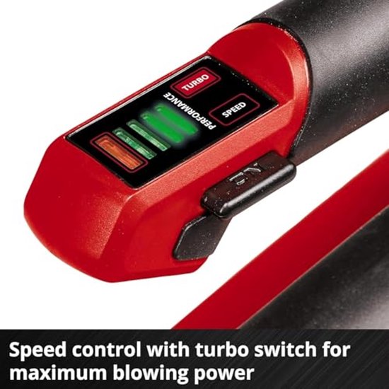 Accu bladblazer met Turbofunctie voor Tuin en Dakgoten - 670 m³/h Blaasvermogen, Ergonomische Grip en Regelbaar Vermogen van Merkloos	 — afbeelding 2