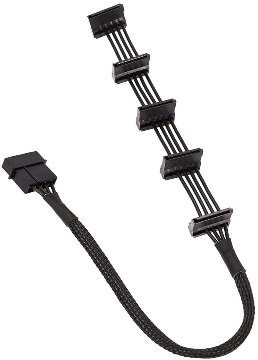 Allecto plus - Voedingskabel splitter adapter voor harde schijf 15-pins SATA kabel