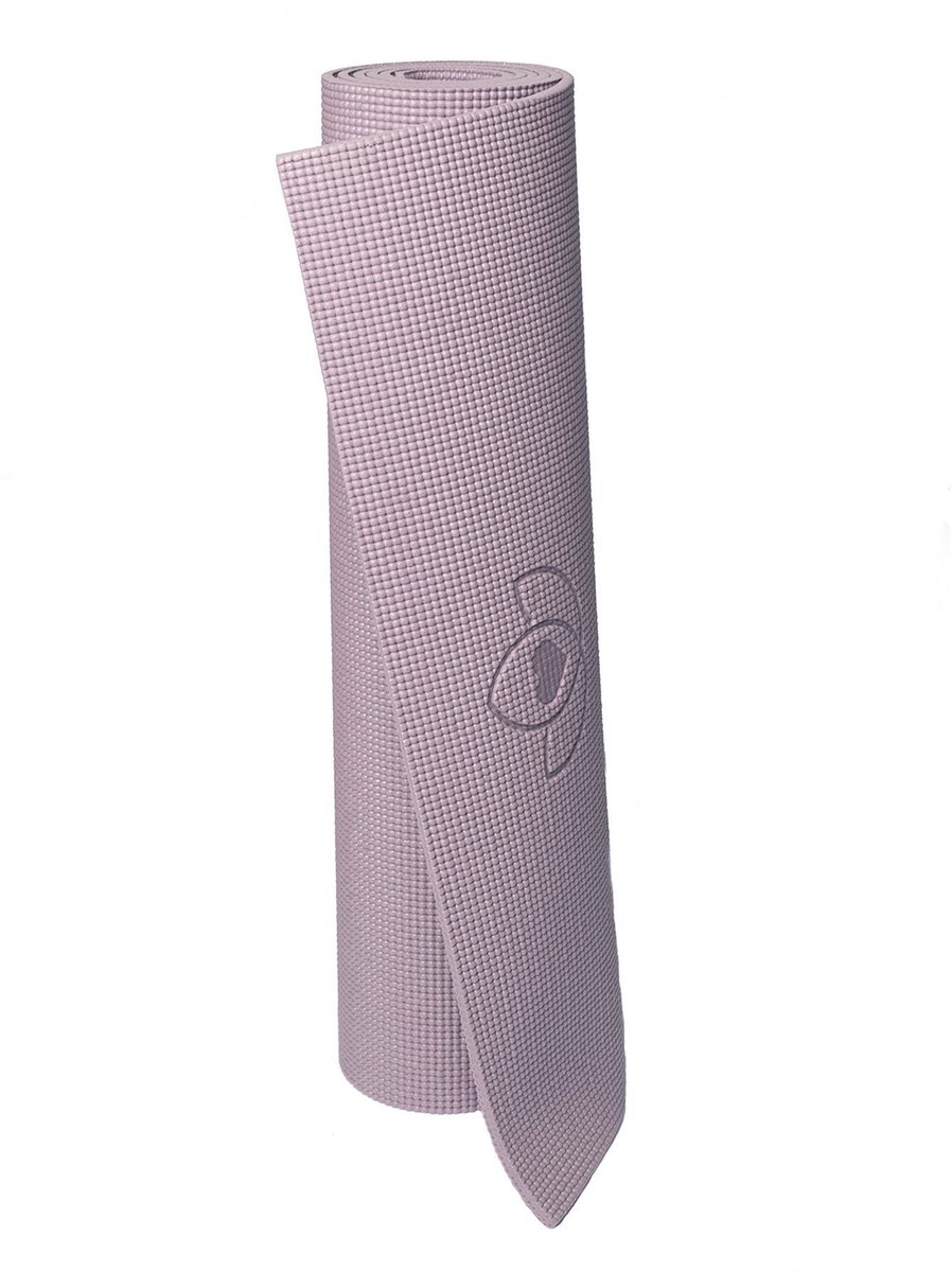Yogamat sticky extra dik lavendelpaars - Lotus - 6 mm