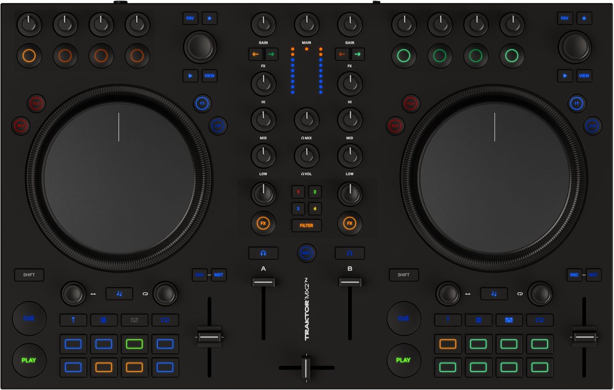 Native Instruments TRAKTOR MX2 - DJ Controller met Traktor Pro 4